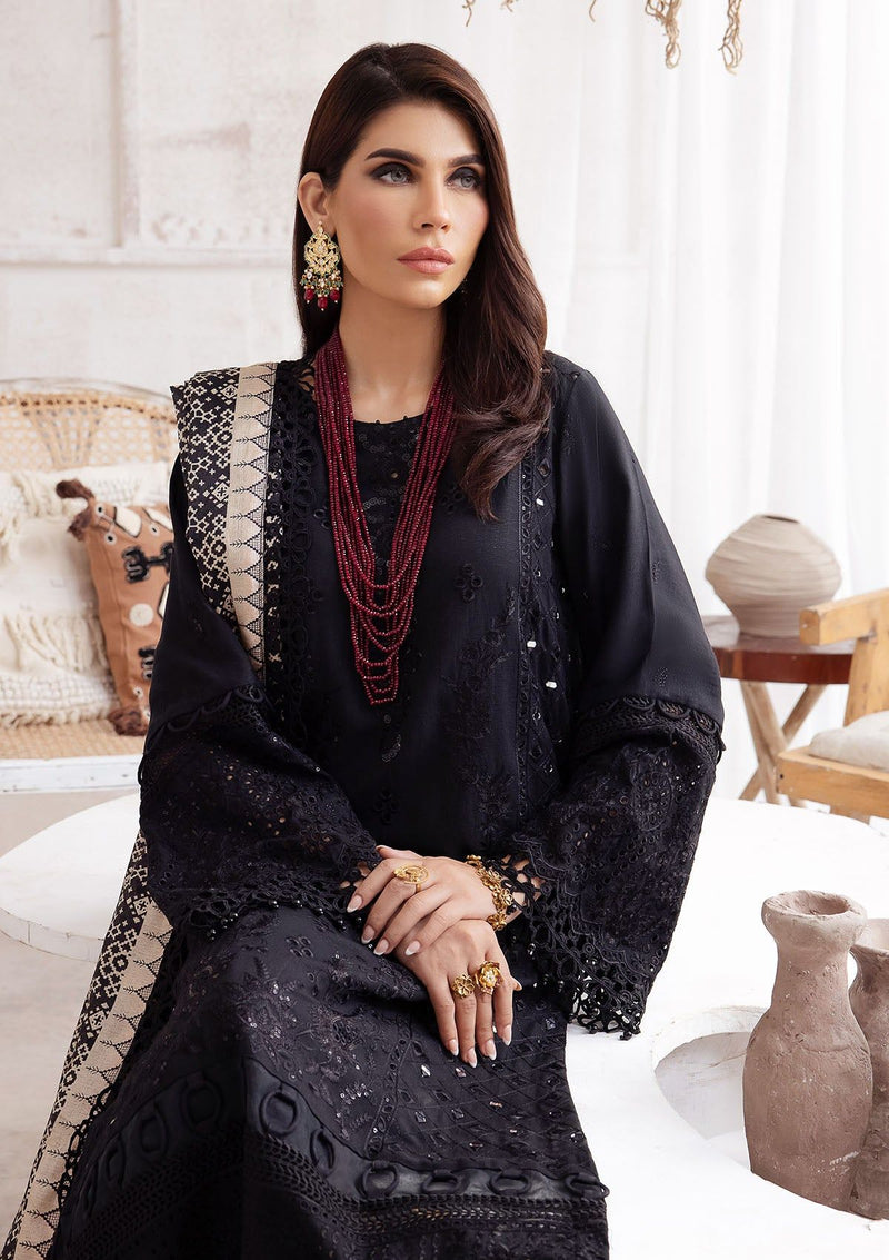 NE-46 - Embroidered Chikankari Khadder - Nureh