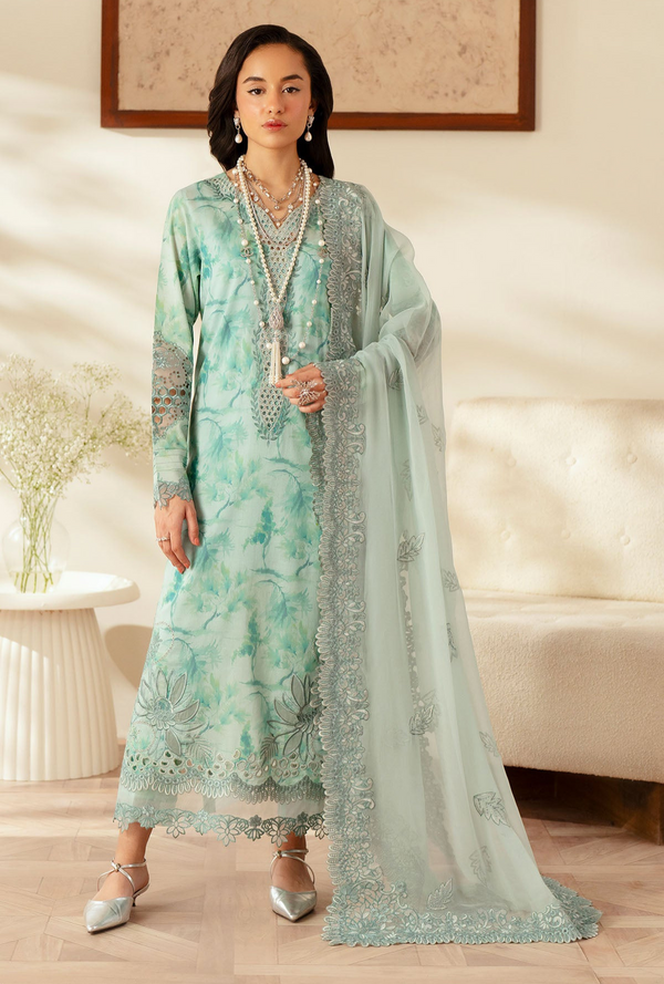 FE03 - Feya Unstitched Lawn `25 - Nureh