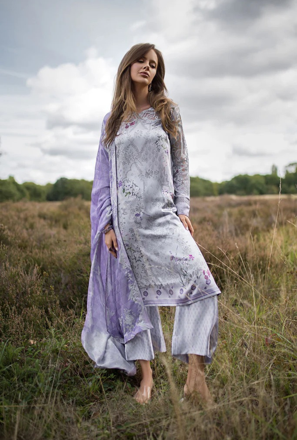 D 03 - Silk Satin Unstitched - Sobia Nazir