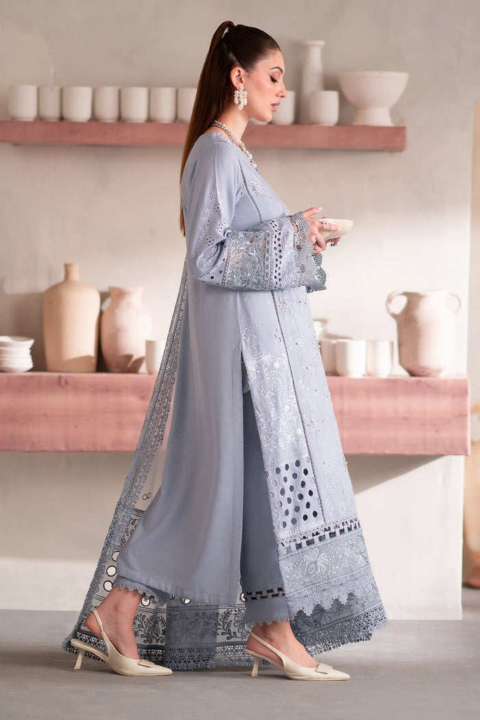 NE-103 - Embroidered Chikankari Khadder - Nureh