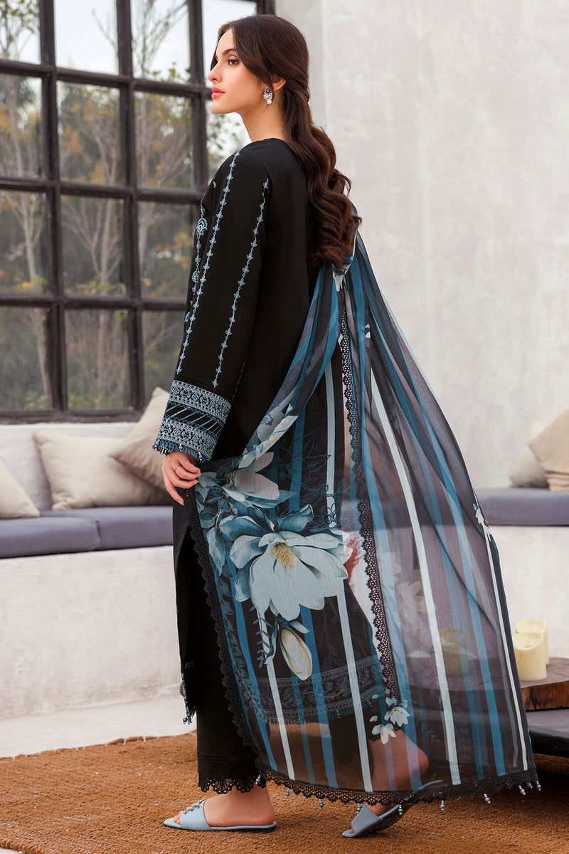 Opal Mirage - Bahar Embroidered Lawn - Farasha