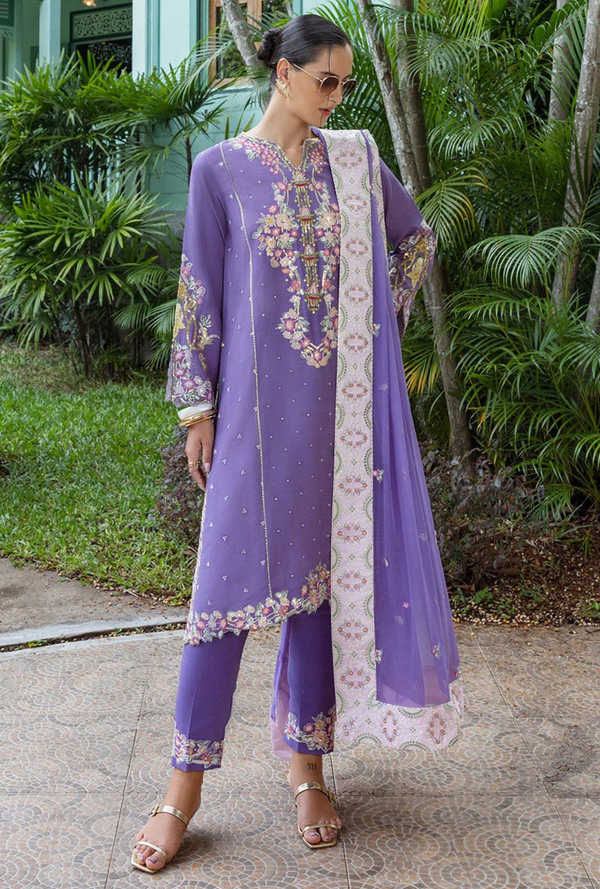 Elaris - Nuvera Unstitched Raw Silk - Mushq Hemline