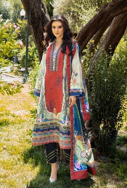 Ethereal Gleam - Nirvana Printed Silk - Mushq Hemline