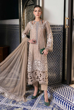 D-2502-A - Voyage a`Luxury Unstitched Lawn `25 - Maria.B