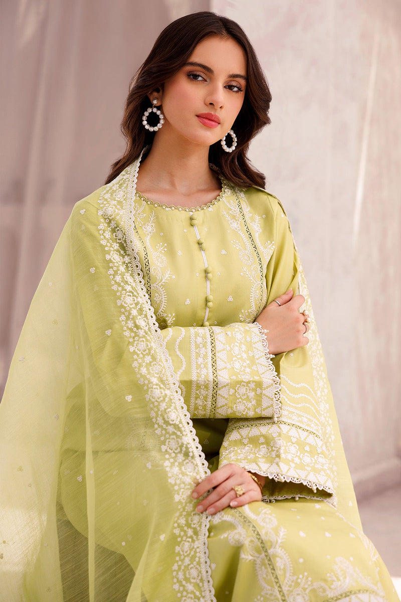 Ember Glow - Bahar Embroidered Lawn - Farasha