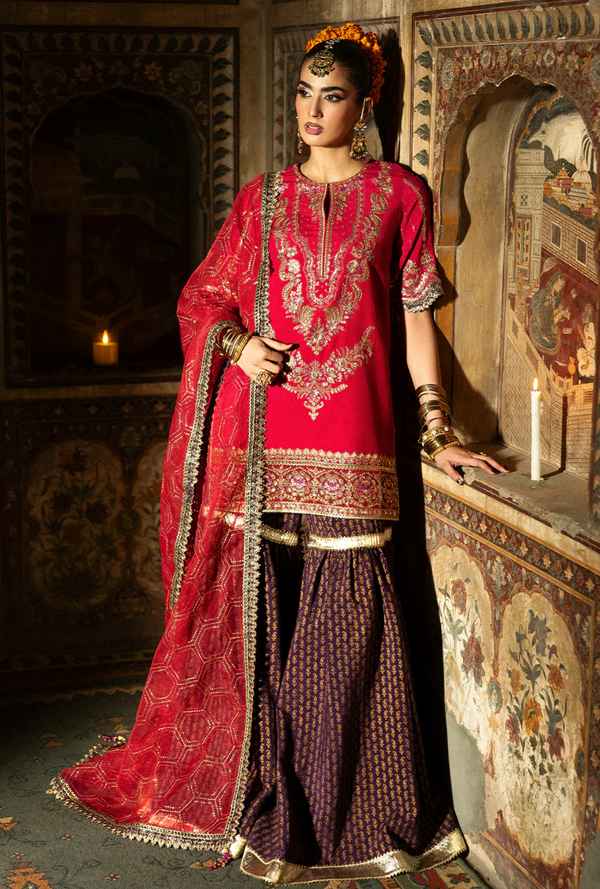 Gulrukh - Singhar Premium Silk Unstitched - Saad Shaikh