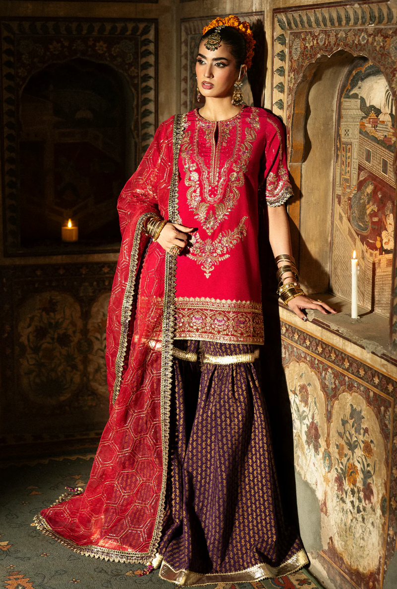 Gulrukh - Singhar Premium Silk Unstitched - Saad Shaikh