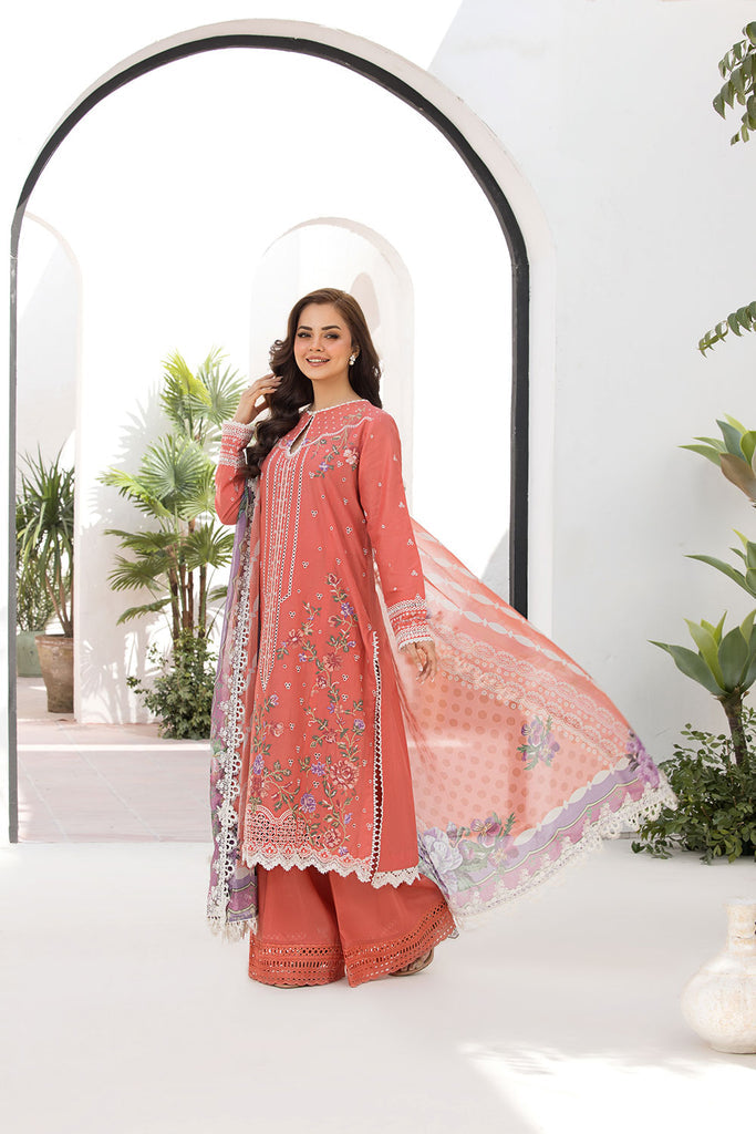 VT25-4A - Vital Unstitched Lawn`25 - Sobia Nazir