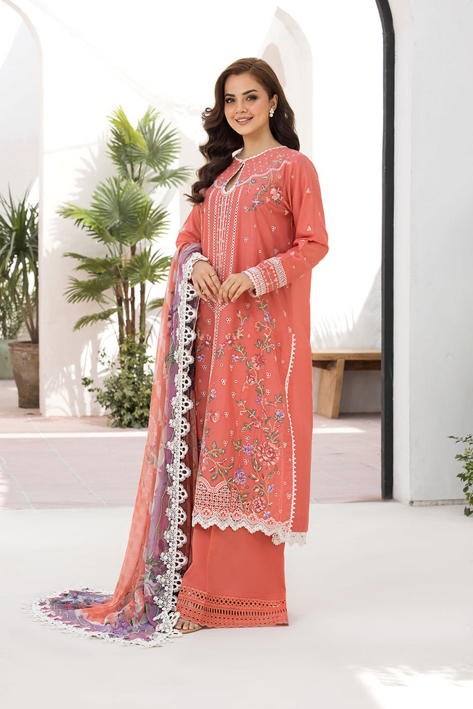 VT25-4A - Vital Unstitched Lawn`25 - Sobia Nazir