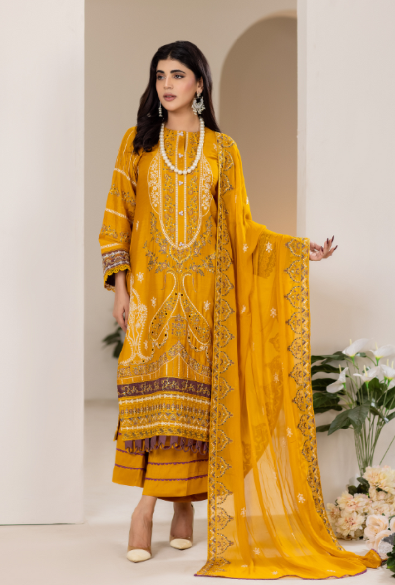 Wania - Luxury Viscose Embroidered Vol 2  - WL-194