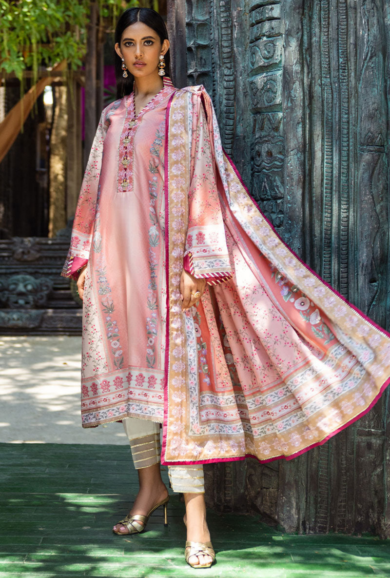 Roseate - Nirvana Unstitched Silk - Mushq