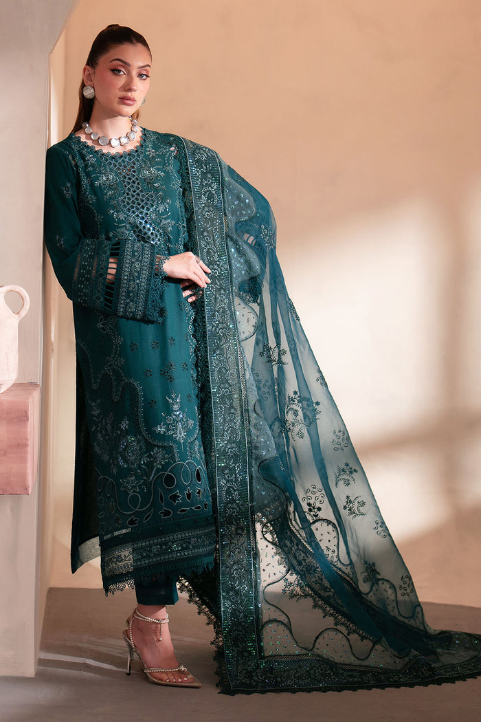 NE-101 - Embroidered Chikankari Khadder - Nureh