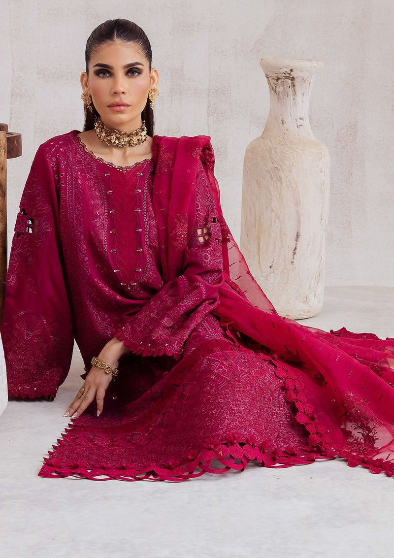 NE-40 - Embroidered Chikankari Khadder - Nureh