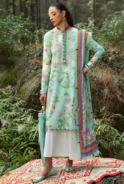 Elara (ZL25-02 B) - Neelum Unstitched Lawn`25 - Zaha