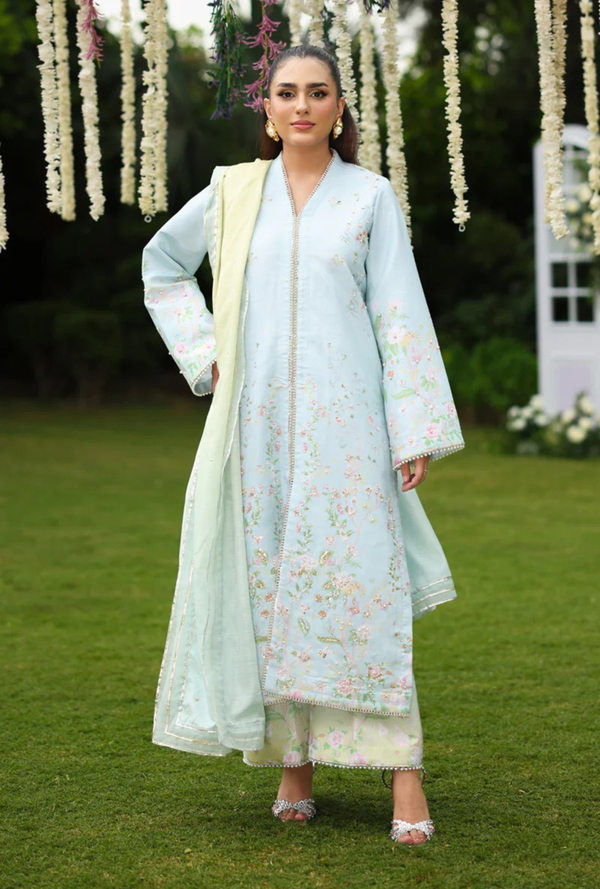 Feryal - Luxury Silk Printed - Rang Rasiya