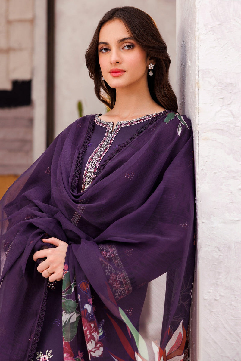 Whimsy Dreams - Bahar Embroidered Lawn - Farasha