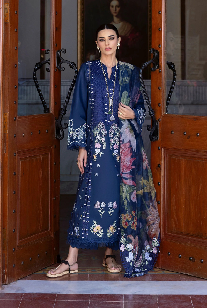 HANGING GARDENS 2-B - Bloom Unstitched Lawn - Saira Shakira