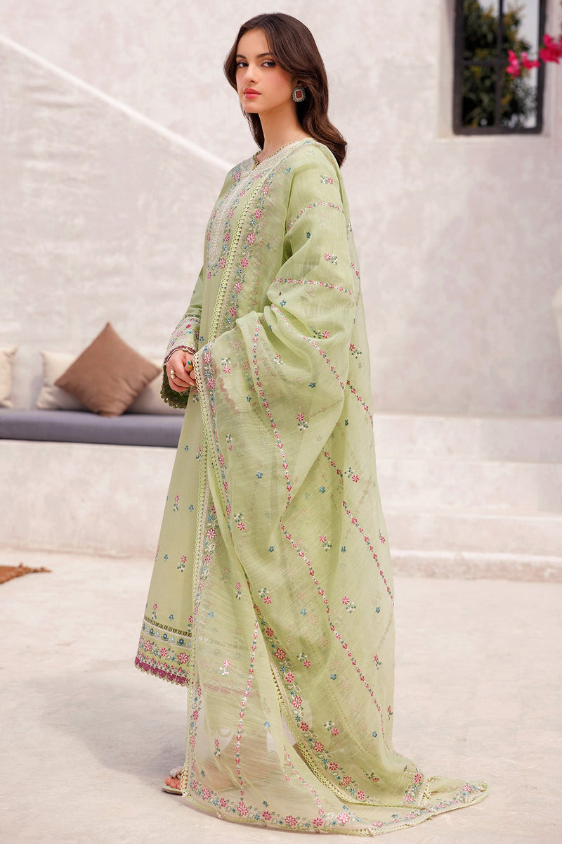 Tropical Orchid - Bahar Embroidered Lawn - Farasha