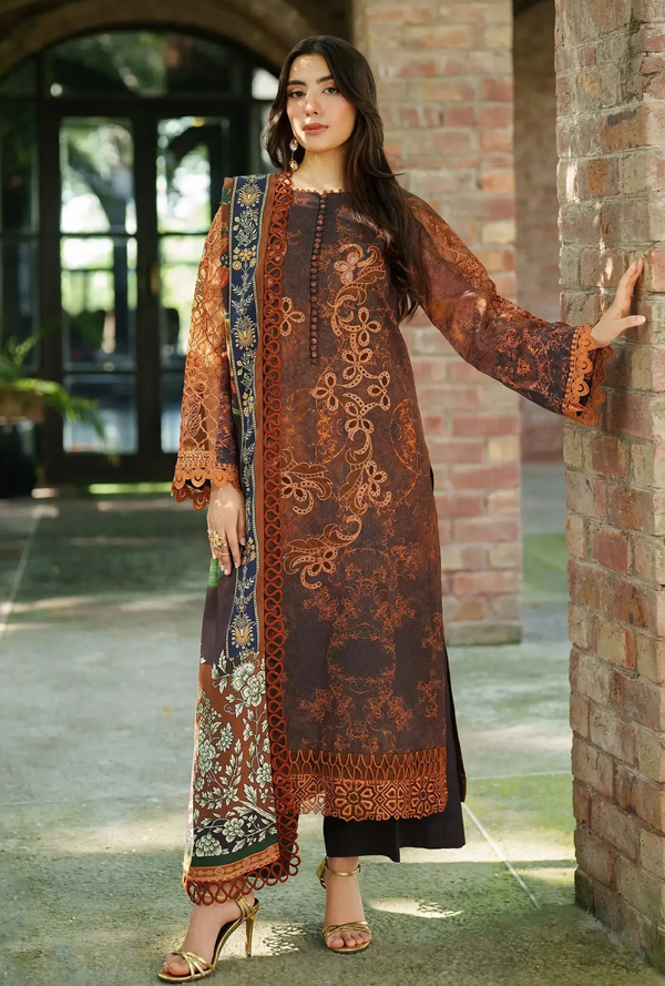 Forest Calm - Meraki Winter Unstitched - Asifa & Nabeel
