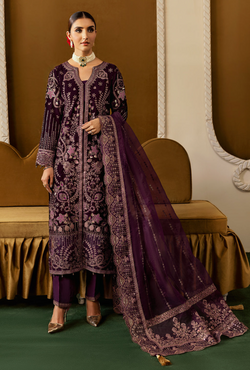 V-605 - Premium Velvet Vol 6 - Ramsha