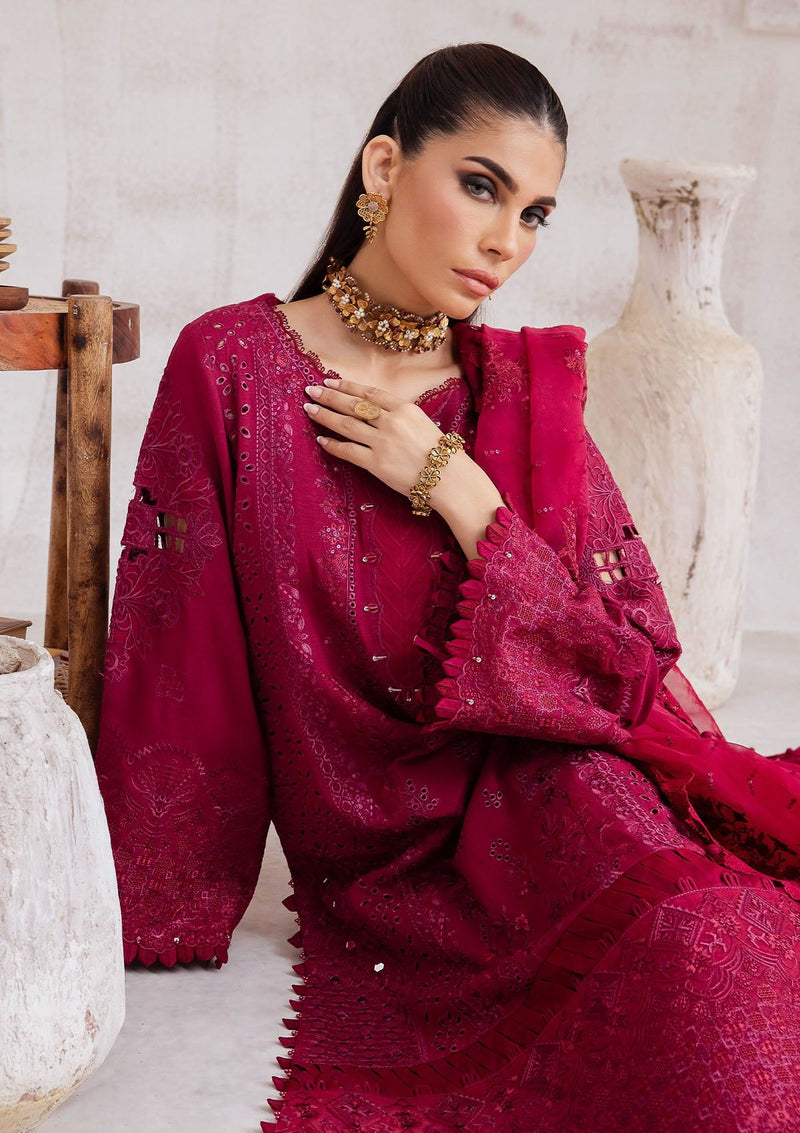 NE-40 - Embroidered Chikankari Khadder - Nureh