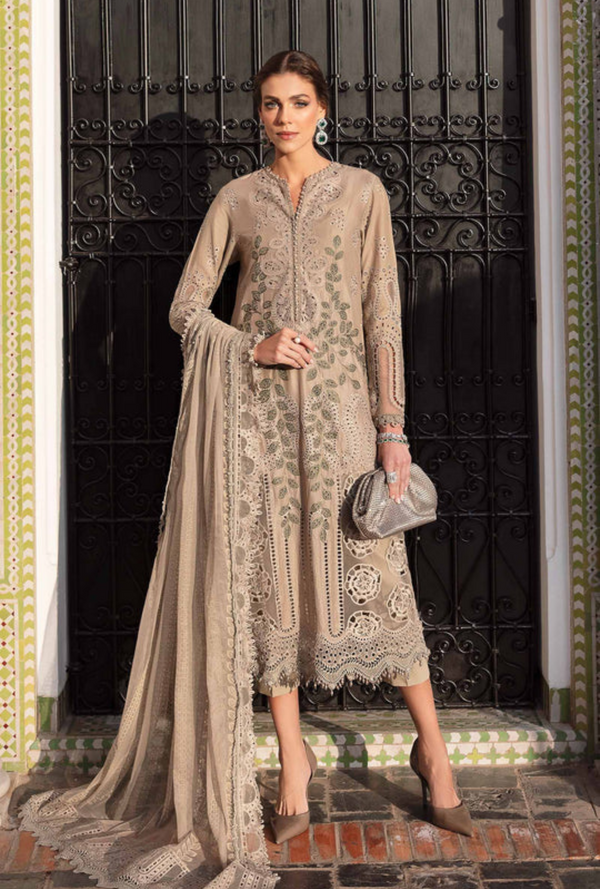 D-2503-A - Voyage a`Luxury Unstitched Lawn `25 - Maria.B