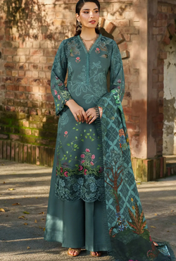 Frosted Petals - Meraki Winter Unstitched - Asifa & Nabeel
