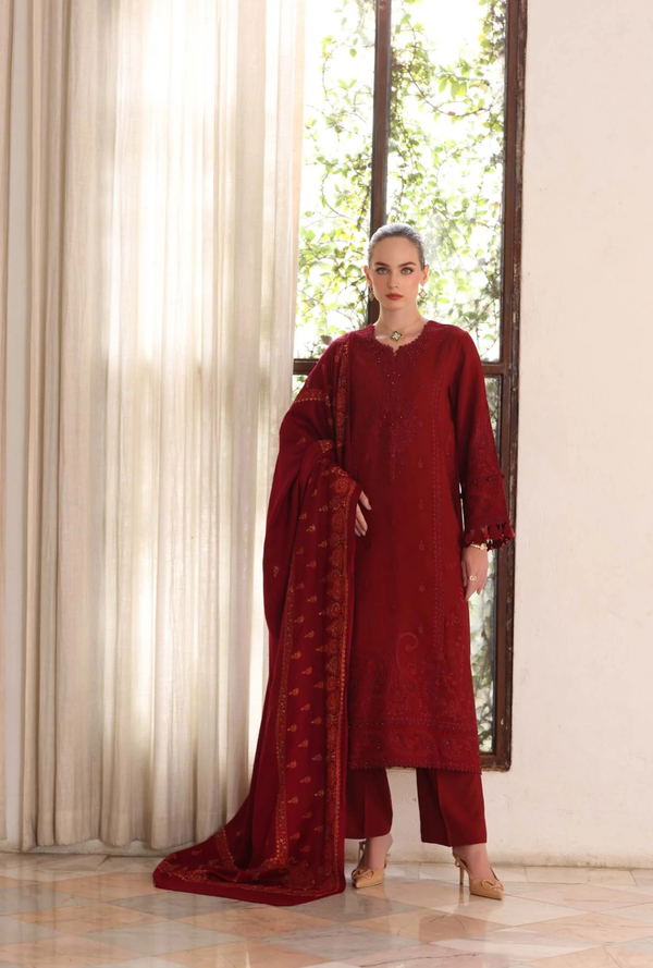 Ember - Noor Winter Pashmina Shawls - Noor by Saadia Asad