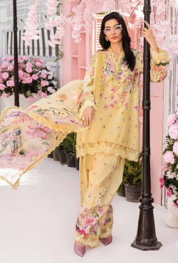 D03-A - M.Prints Unstitched Lawn - Maria .B