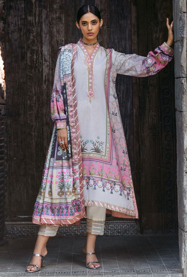 Pewter - Nirvana Unstitched Silk - Mushq