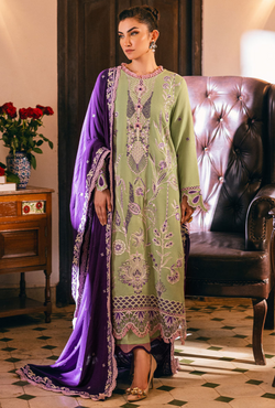 Sparkling Nior - Symphony Unstitched Karandi - Mushq