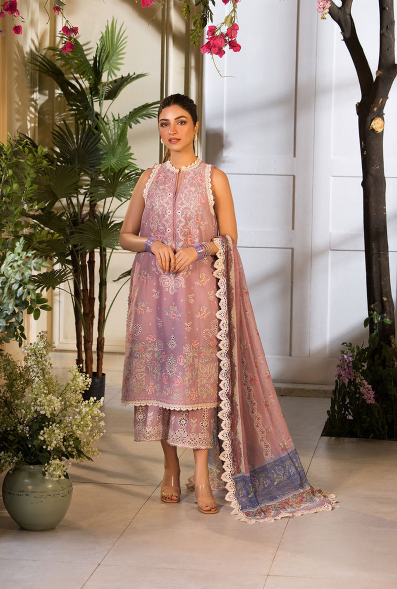 VT25-3B - Vital Unstitched Lawn`25 - Sobia Nazir