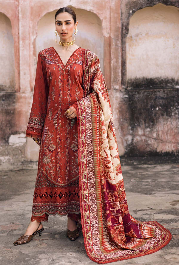 NW-105 - Maya Linen Unstitched - Nureh