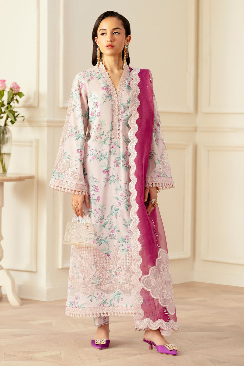 FE01 - Feya Unstitched Lawn `25 - Nureh