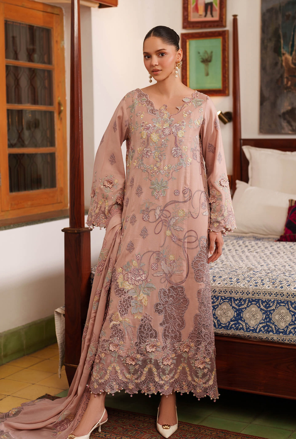 Glace-06 - Pashmina Luxe Unstitched - Asifa & Nabeel