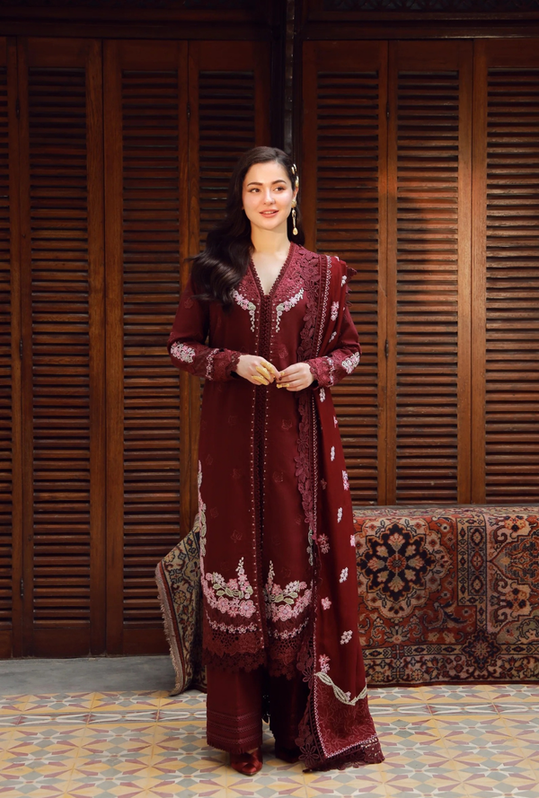 Taali - Winter Shawl Unstitched - Maryam Hussain