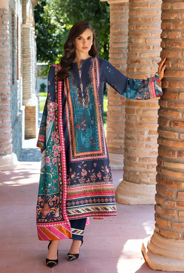 Nova Bloom - Nirvana Printed Silk - Mushq Hemline