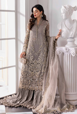 BD-3006 - Mbrodidered Unstitched Collection - Maria B