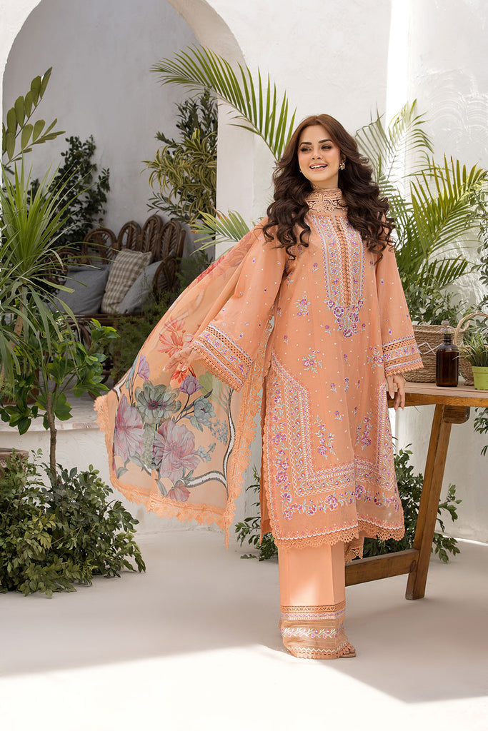 VT25-7A - Vital Unstitched Lawn`25 - Sobia Nazir