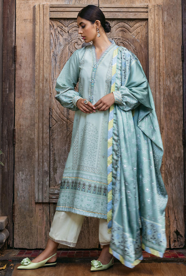 Cerulean - Nirvana Unstitched Silk - Mushq