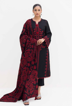 AP-42013 - 3 Pc Unstitched Printed - Gul Ahmed