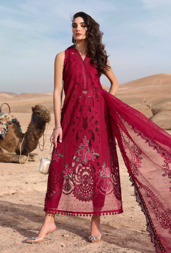 D-2504-A - Voyage a`Luxury Unstitched Lawn `25 - Maria.B