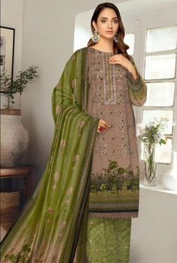 D-90008-B - Khaddar Embroidered - Bin Sudais