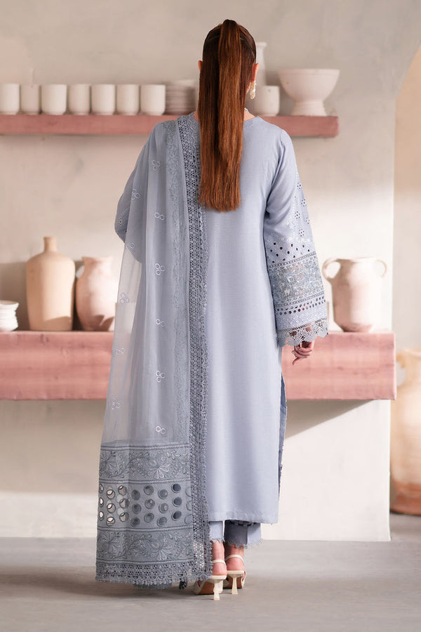 NE-103 - Embroidered Chikankari Khadder - Nureh