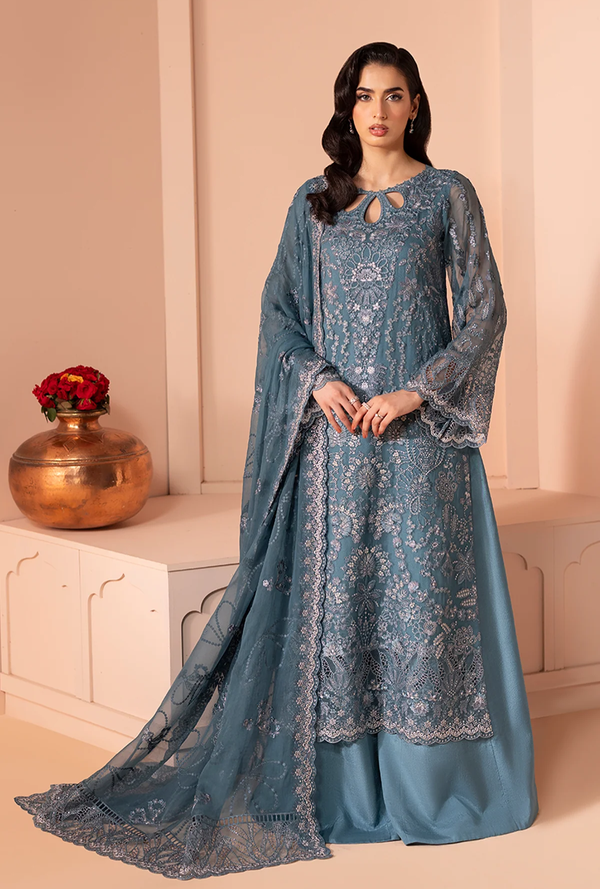 Ocean Teal - Murrawat Luxury Chiffon - Lavish