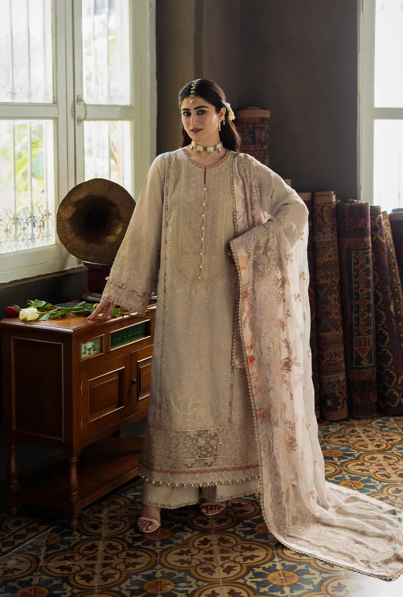 07 - Bali - Karandi With Embroidered Chiffon - Kahf