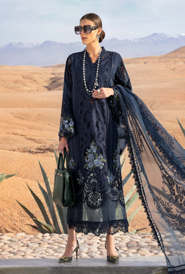 D-2504-B - Voyage a`Luxury Unstitched Lawn `25 - Maria.B