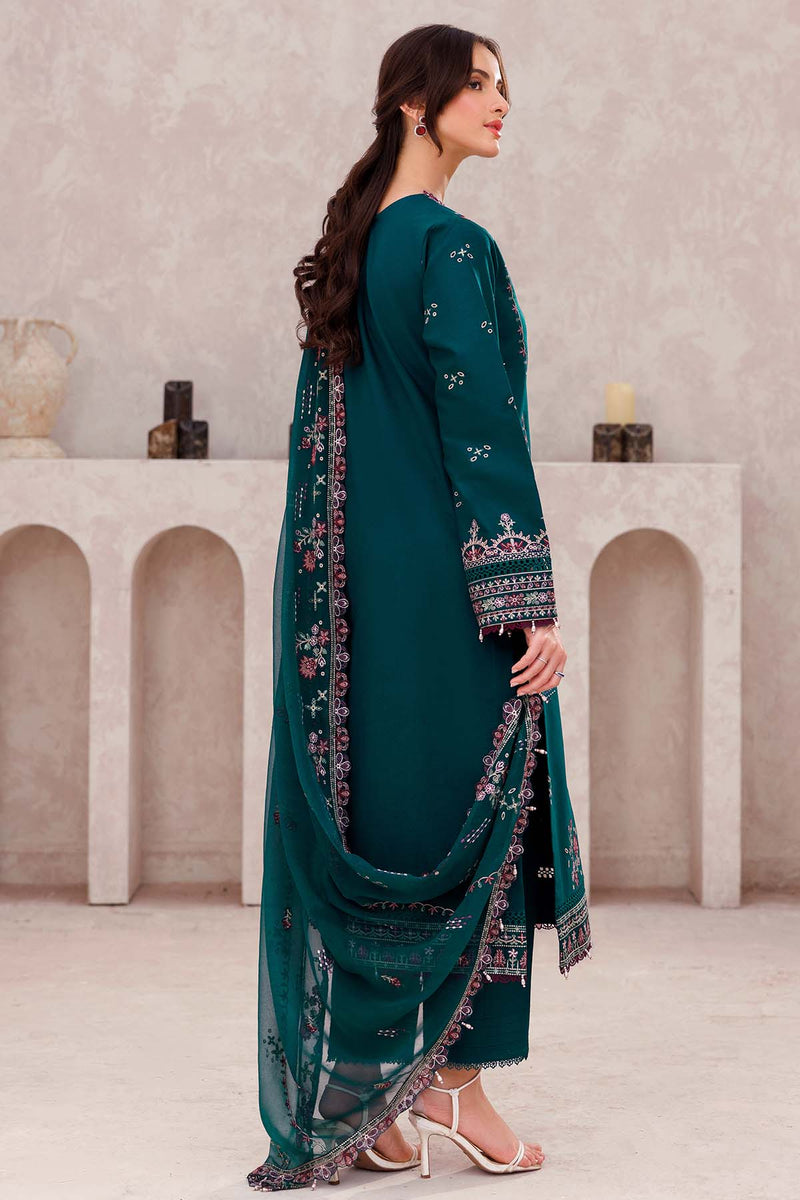 Jade Bliss - Bahar Embroidered Lawn - Farasha