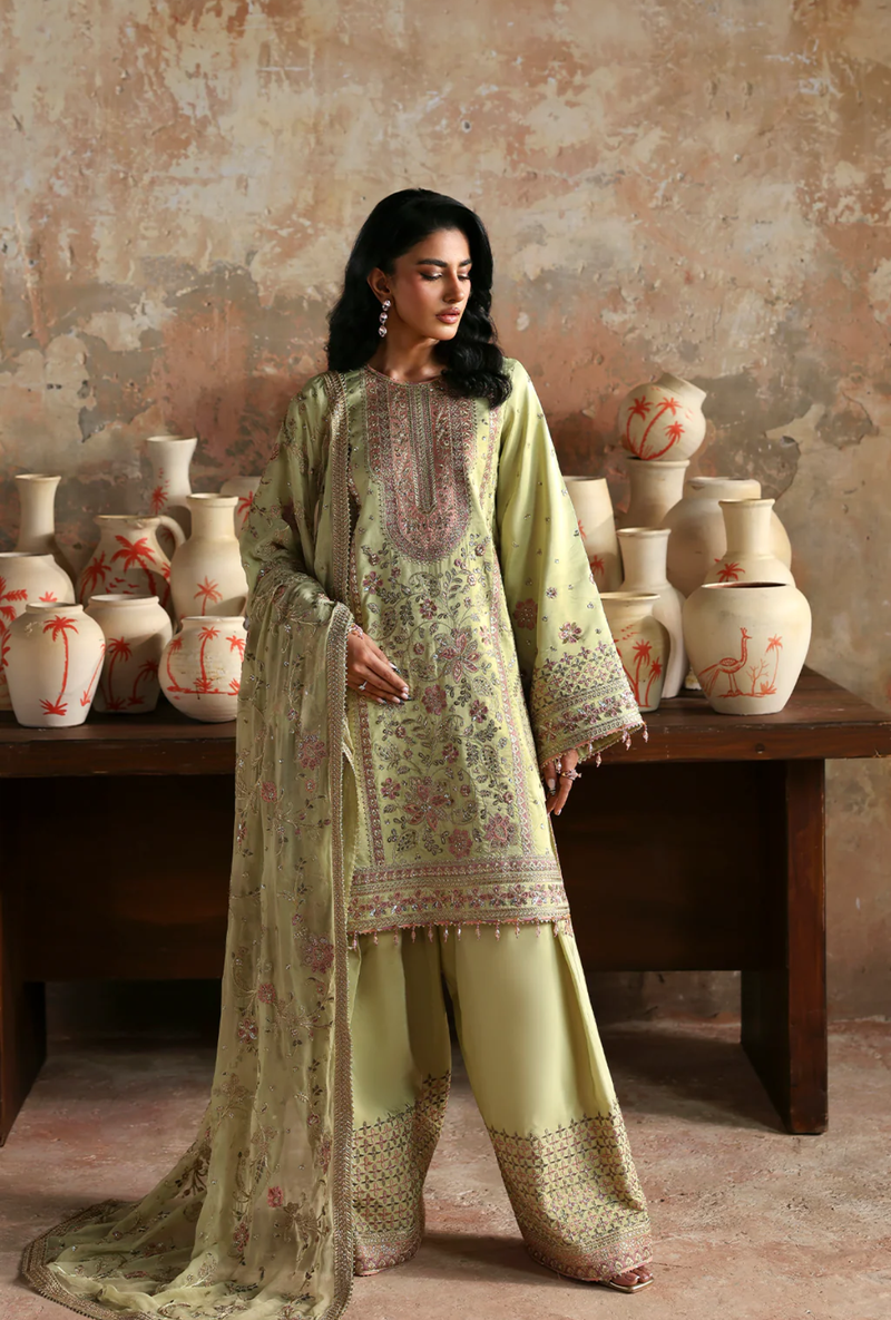 Zaib - Afsana-e-Silk Unstitched - Emaan Adeel