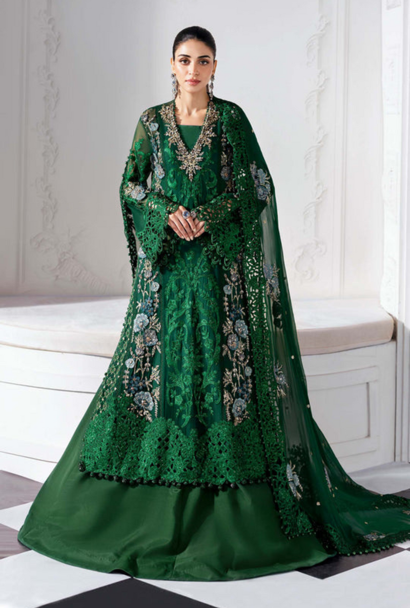 BD-3008 - Mbrodidered Unstitched Collection - Maria B